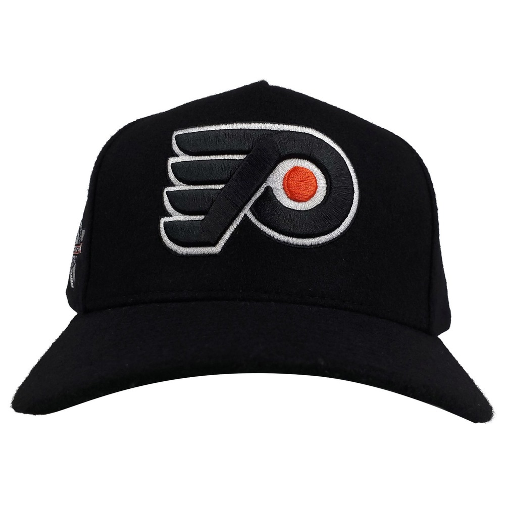 Philadelphia Flyers Mitchell & Ness NHL Pro Fit Snapback Hat Cap 3D Logo NWT‎